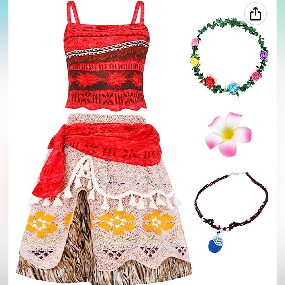 New Moana Costume Dress Up